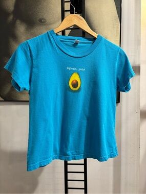 Pearl Jam Avocado Tour Turquoise Concert T shirt Small Size I’ll
